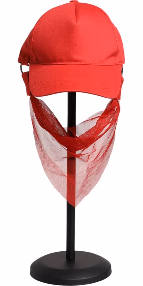 Dolce & Gabbana Red Cotton 6 Panels Women Baseball Cap