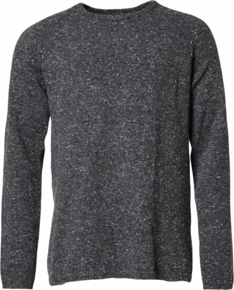 Dolce & Gabbana Gray Wool Knitted Round Neck Pullover Sweater