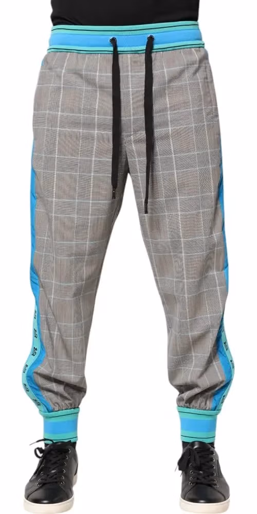 Dolce & Gabbana Multicolor Cotton Men Jogger Sweatpants Pants