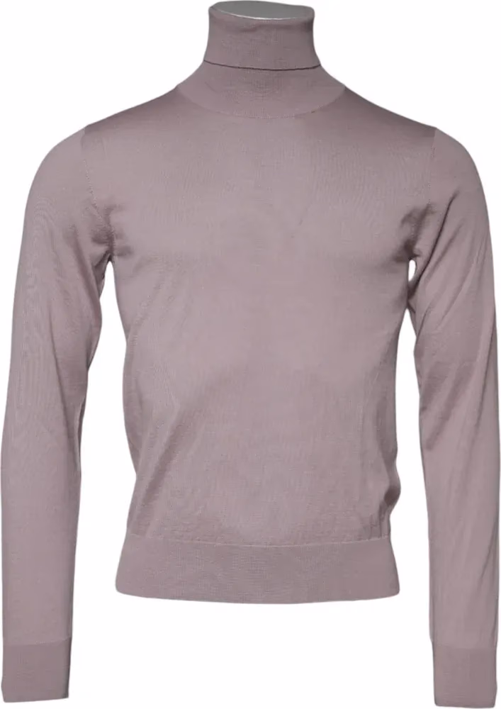 Dolce & Gabbana Brown Cashmere Knitted Men Pullover Sweater