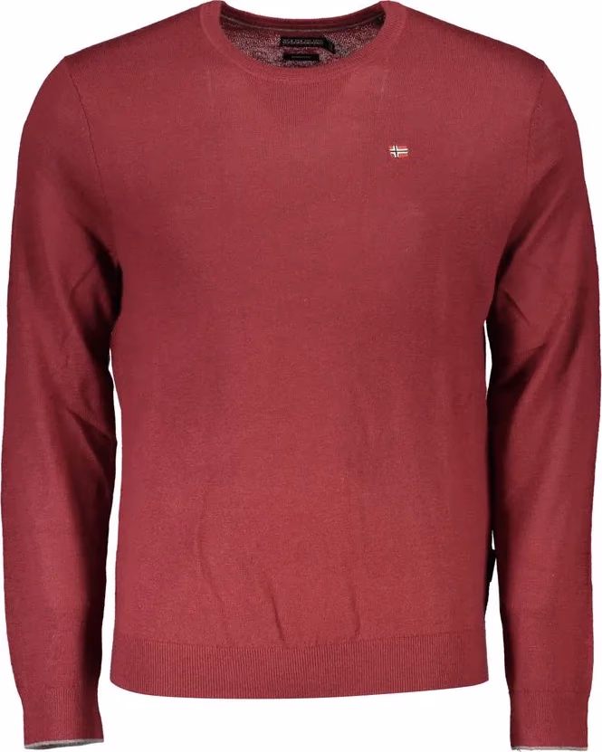 Napapijri Red Fabric Men Sweater