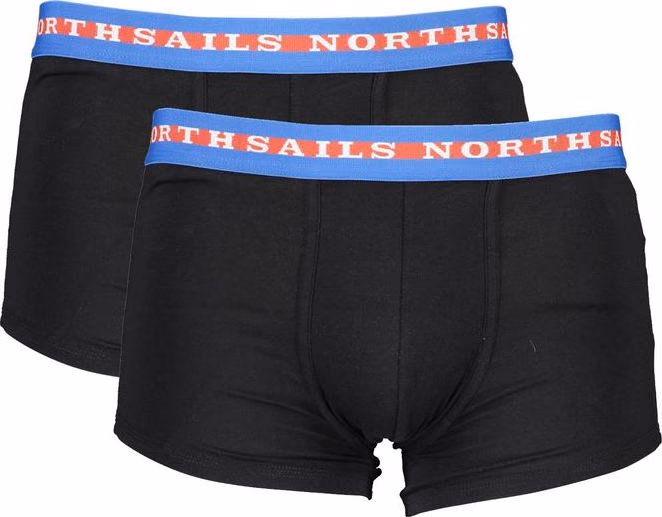 North Sails Black Cotton Men's Boxer Brief