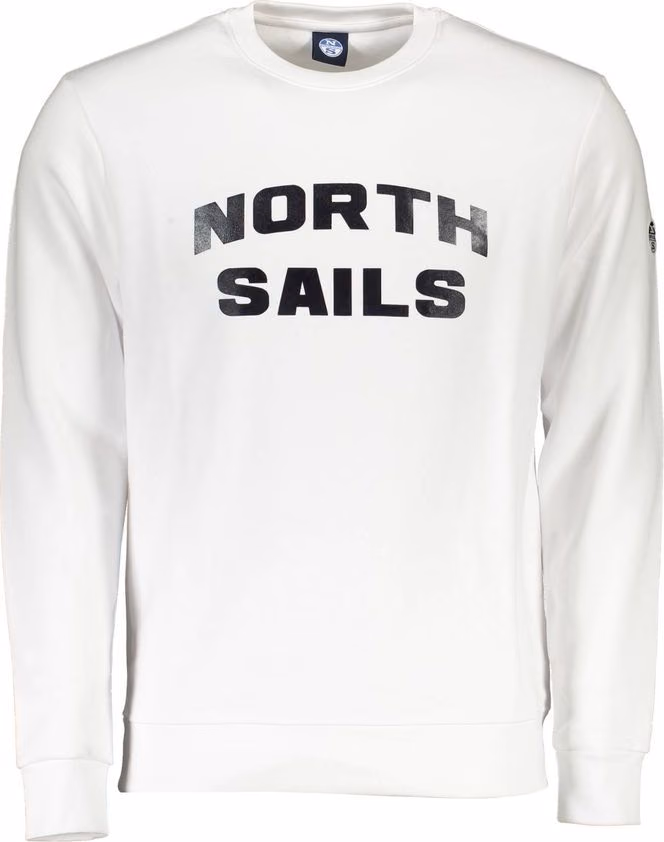 North Sails Bianco Cotton Men Sweatshirt