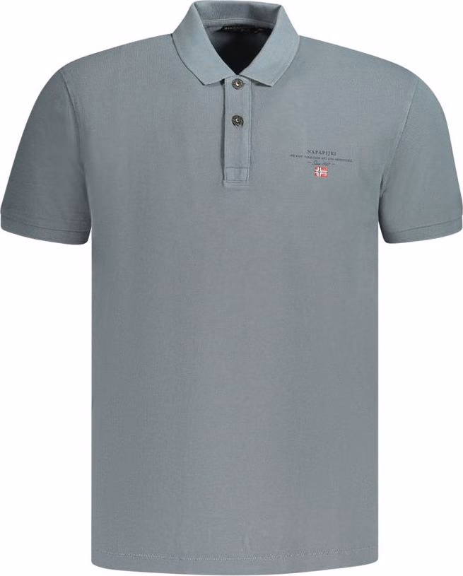 Napapijri Grigio Cotton Men Polo