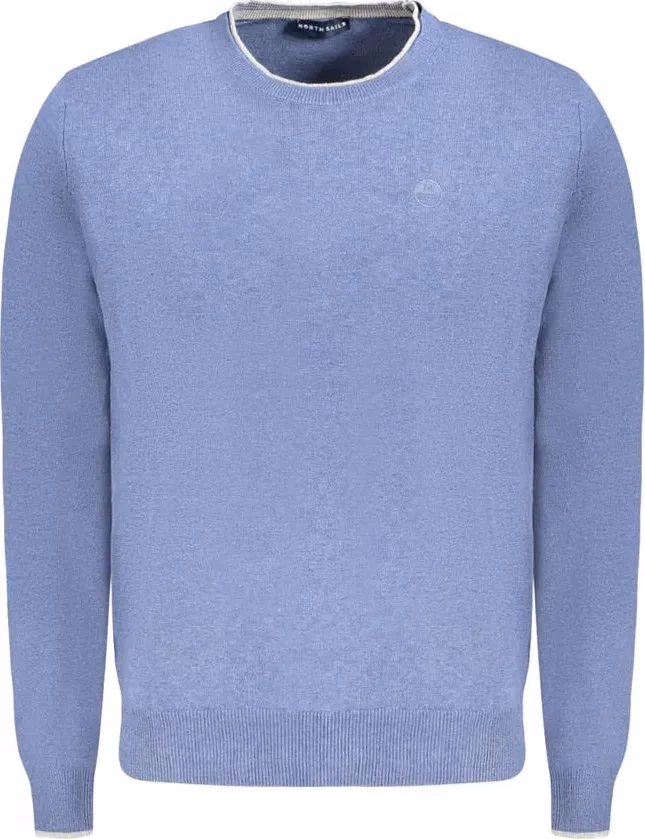 North Sails Blue Cotton Men's Sweater