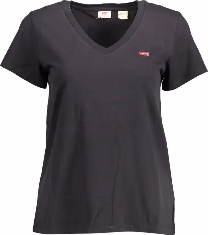 Levi's Black Organic Cotton Women T-Shirt