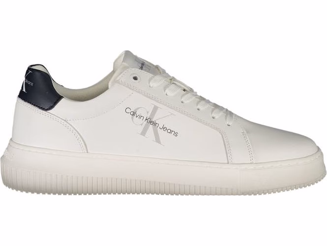 Calvin Klein Bianco Leather Men Sneaker