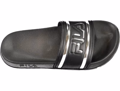 Black Polyurethane Women's Slipper