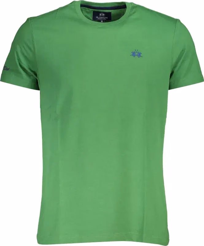La Martina Verde Cotton Men T-Shirt