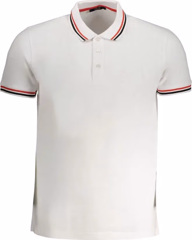 Cavalli Class Bianco Cotton Men's Polo Shirt