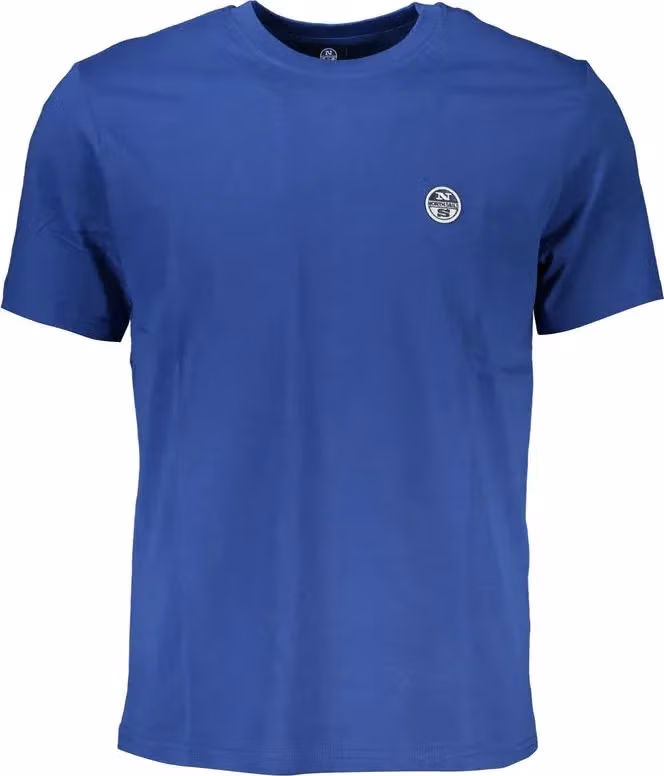 North Sails Blue Cotton Men's T-Shirt