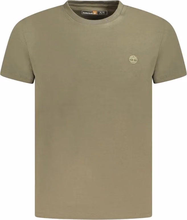 Timberland Verde Cotton Men T-Shirt