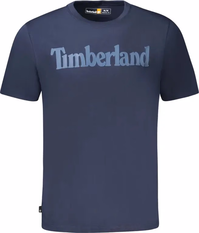 Timberland Blu Organic Cotton Men T-Shirt
