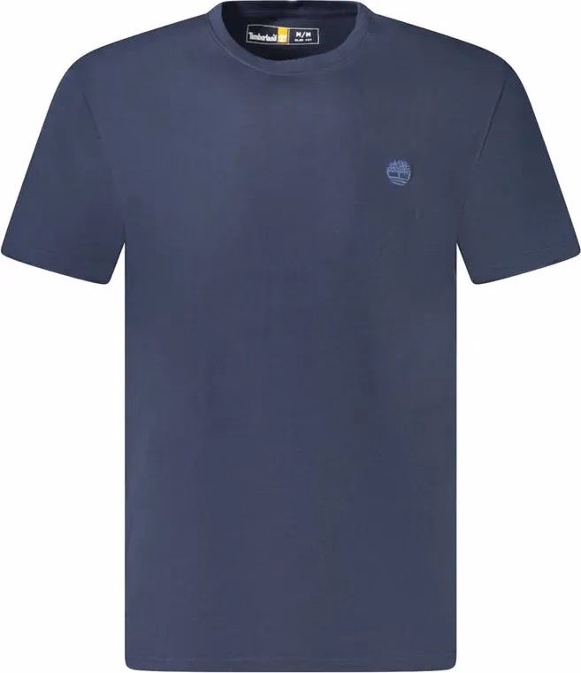 Timberland Blue Cotton Men T-Shirt