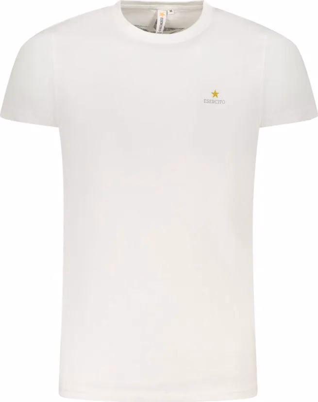 Esercito 1659 White Cotton Men's T-Shirt
