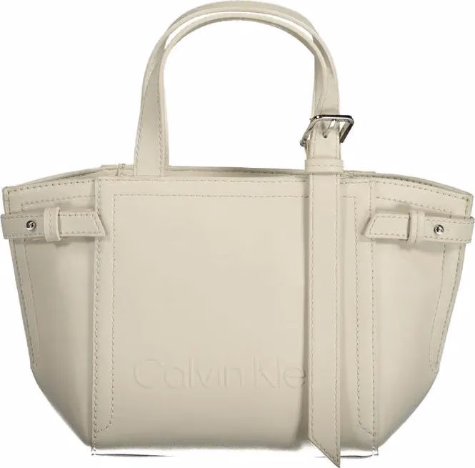 Calvin Klein Bianco Polyester Women Handbag