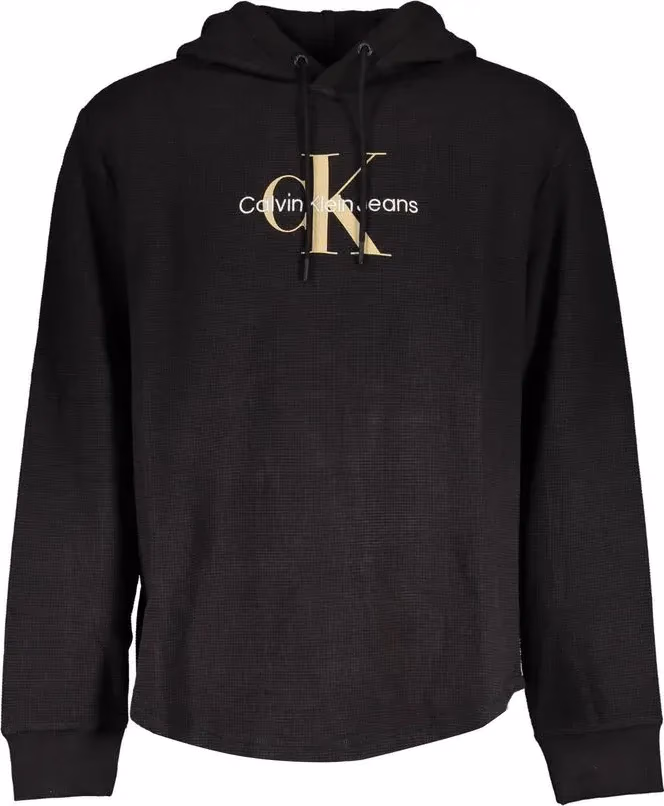 Calvin Klein Nero Cotton Men Sweatshirt