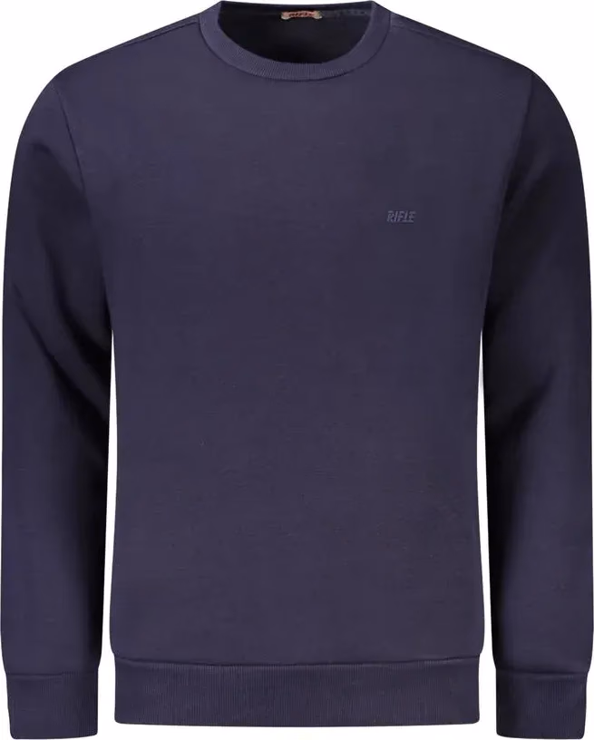 Rifle Blue Cotton Men Sweater
