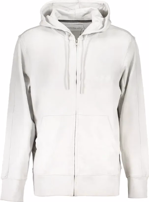 Calvin Klein Grigio Cotton Men Sweatshirt