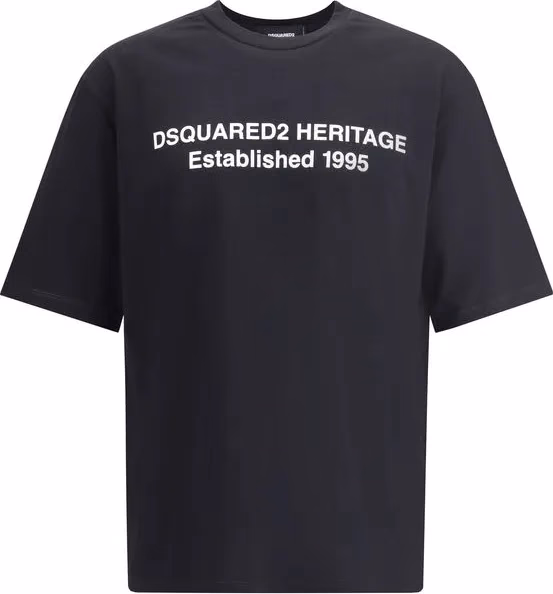 Dsquared² Black Cotton T-Shirt