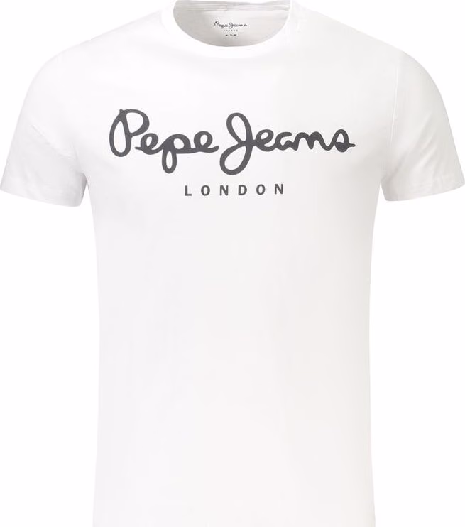 Pepe Jeans White Cotton Men TShirt