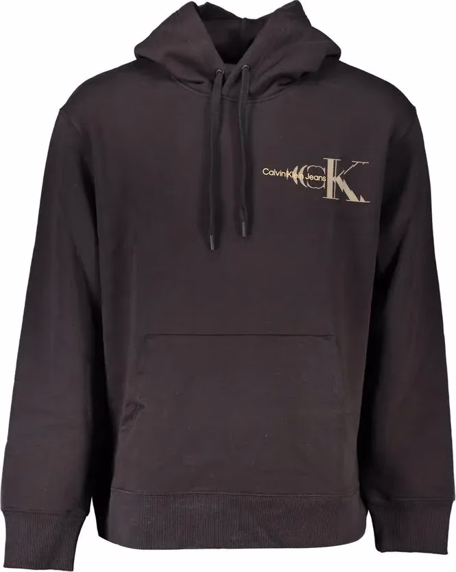 Calvin Klein Black Cotton Men's Hoodie