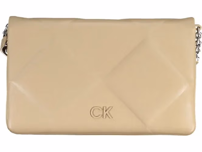 Calvin Klein Beige Polyester Women Shoulder Bag