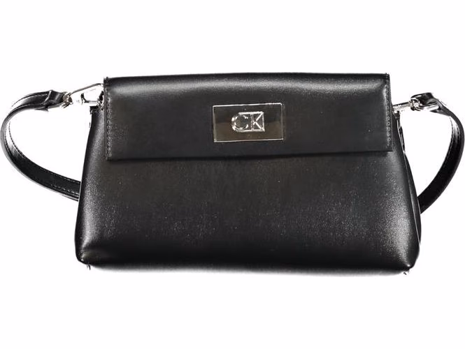 Calvin Klein Black Polyester Women Handbag