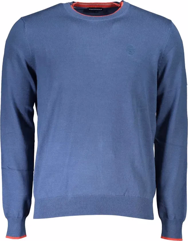 North Sails Gray Organic Cotton Men Sweater