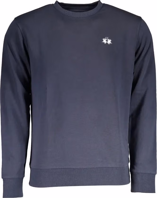 La Martina Black Cotton Men's Sweatshirt