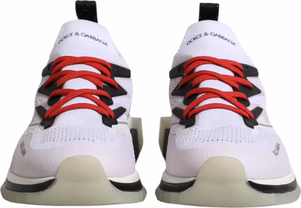 Dolce & Gabbana White SORRENTO Sport Stretch Sneakers Shoes