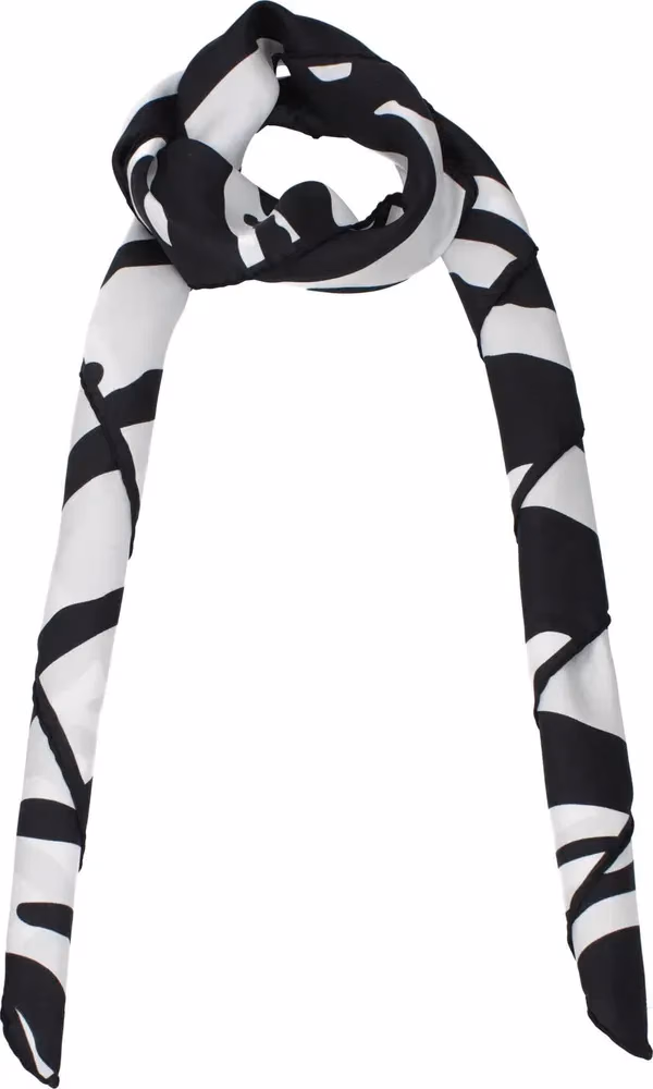 Dolce & Gabbana Black Silk Foulard