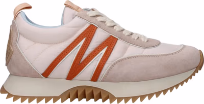 Pink Fabric Chunky Sneakers