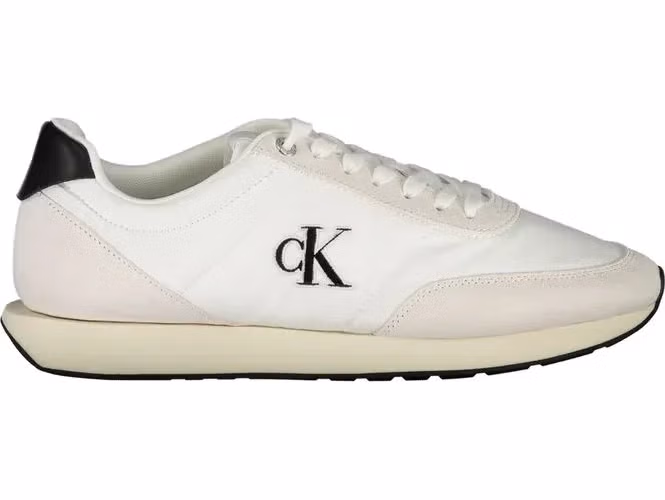 Calvin Klein White Polyester Men Sneaker