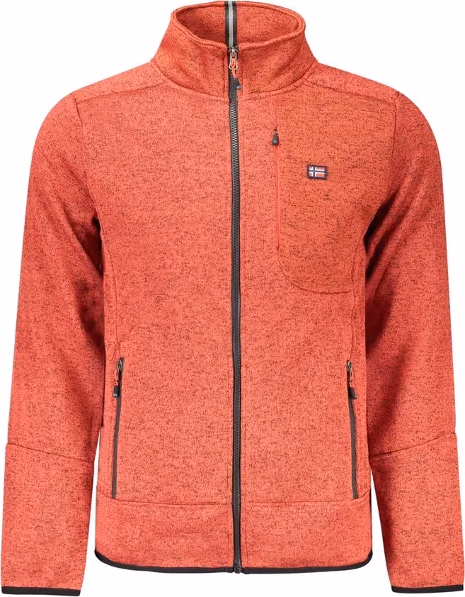 Norway 1963 Rosso Polyester Mens Sweatshirt