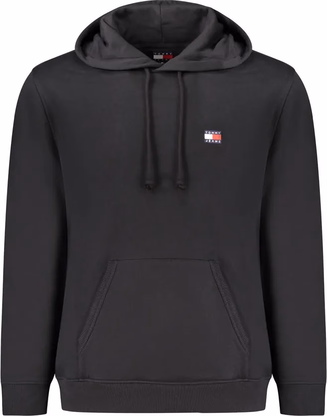 Tommy Hilfiger Black Cotton Men's Hoodie