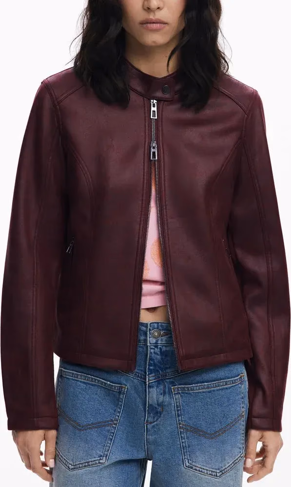 Desigual Red Polyester Women's Jacket