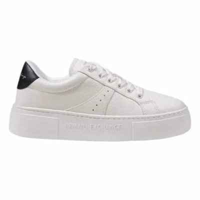 Black Polyester Chunky Sneakers
