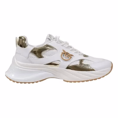 White Leather Chunky Sneakers