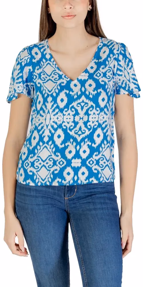 Vero Moda Blue Viscose Blouse