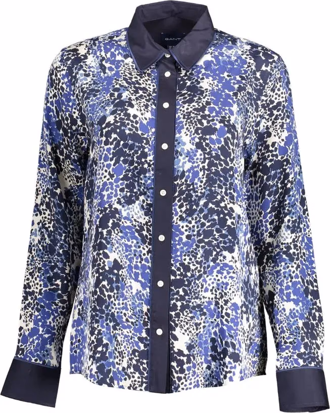Gant Blu Lyocell Women Shirt