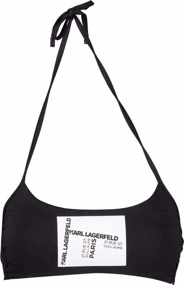 Karl Lagerfeld Black Polyamide Women Swimsuit