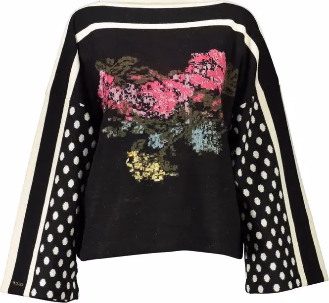 Blugirl Black Acrylic Women Sweater