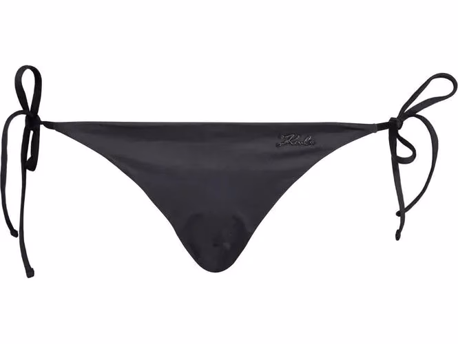 Karl Lagerfeld Black Polyamide Women's Swim Brief
