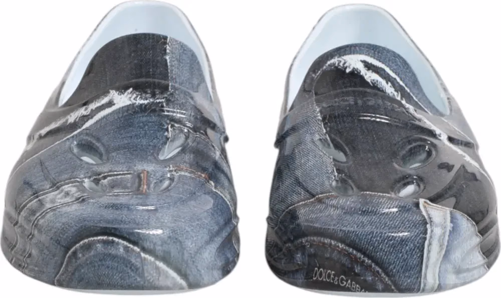 Dolce & Gabbana Multicolor Rubber Men Low Top Sneakers Shoes