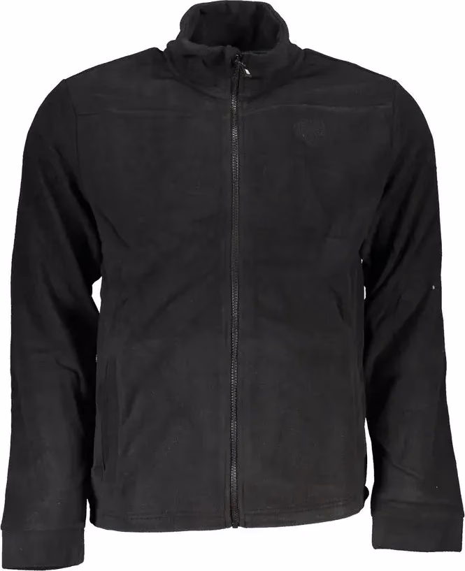 Gianmarco Venturi Black Polyester Men's Sweatshirt