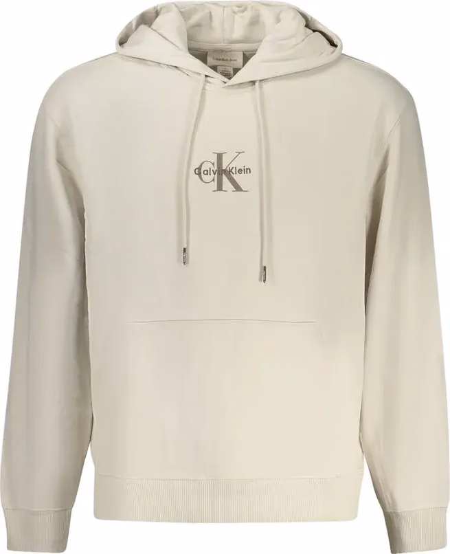 Calvin Klein Beige Cotton Men's Hoodie
