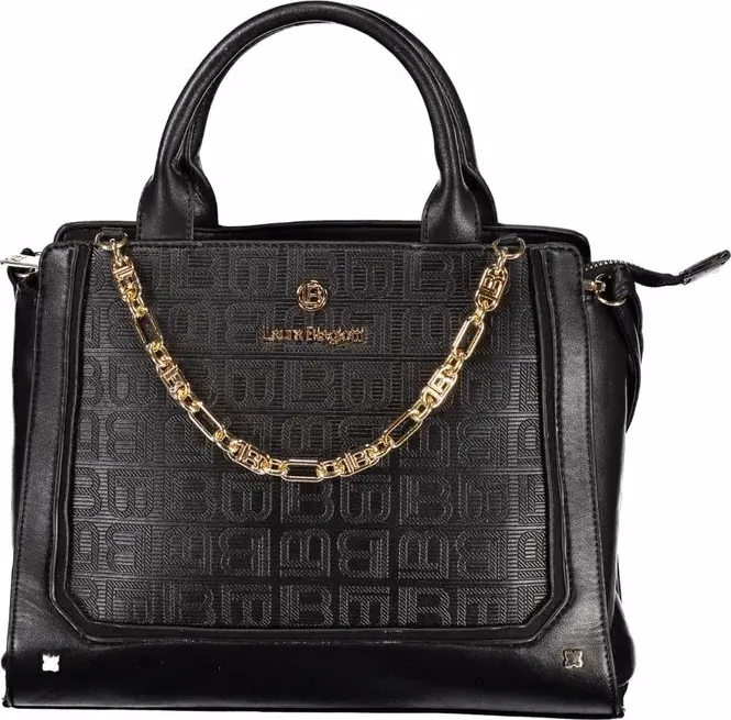 Laura Biagiotti Black PVC Women Handbag
