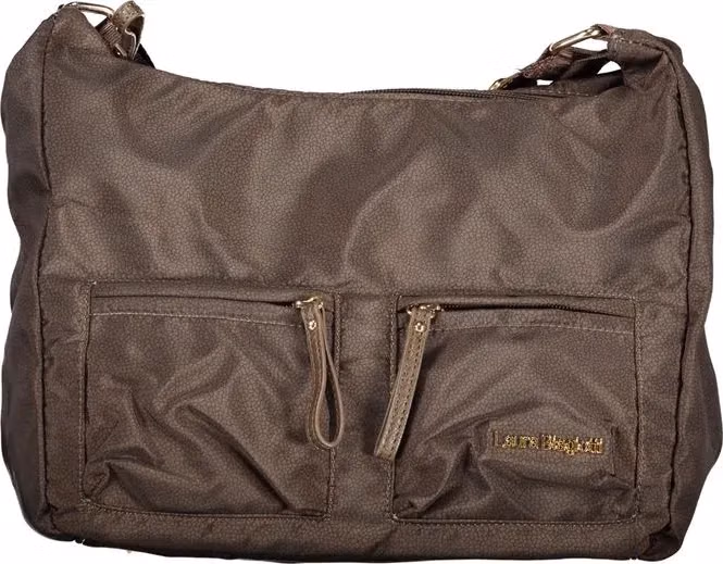 Laura Biagiotti Marrone Polyester Women Handbag