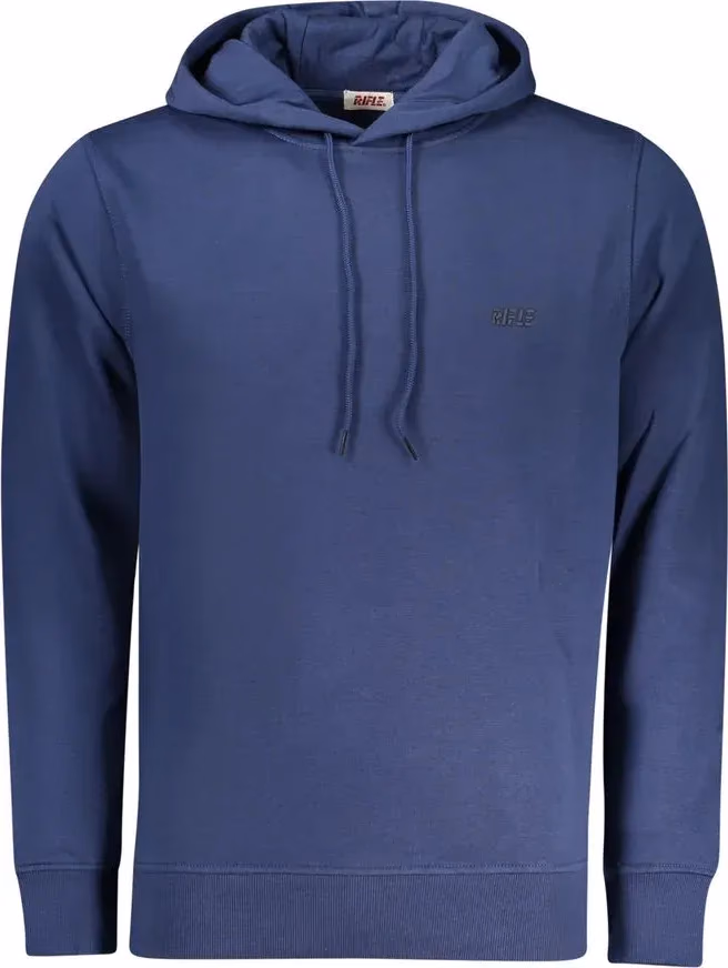 Rifle Blue Cotton Men Sweatshirt